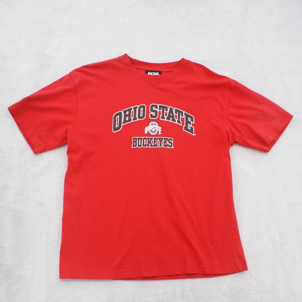 NCAA Ohio State Buckeyes T Shirt Mens Large Red Short Sleeve KA Inc. Graphic Tee